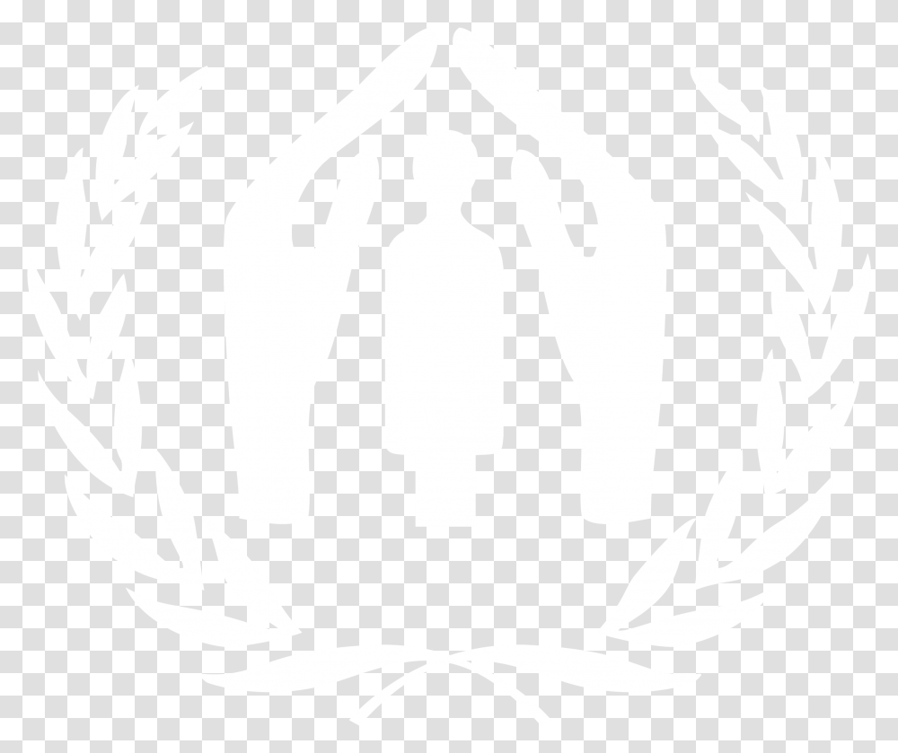 Johns Hopkins White Logo, Stencil, Emblem Transparent Png