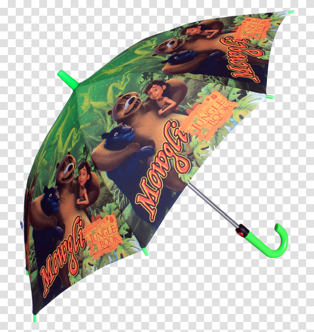 Johns Umbrella Jungle Book Umbrella Umbrella, Canopy, Person, Human, Paper Transparent Png