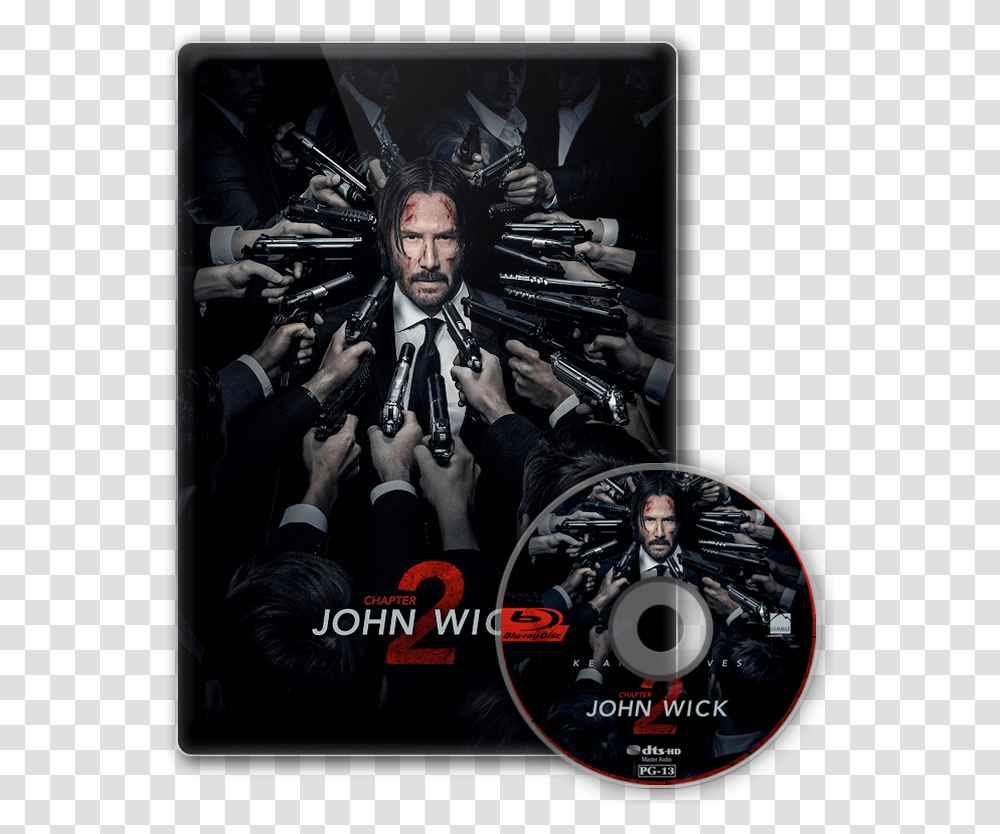 Johnwickchapter2 John Wick Art Hd, Person, Human, Dvd, Disk Transparent Png