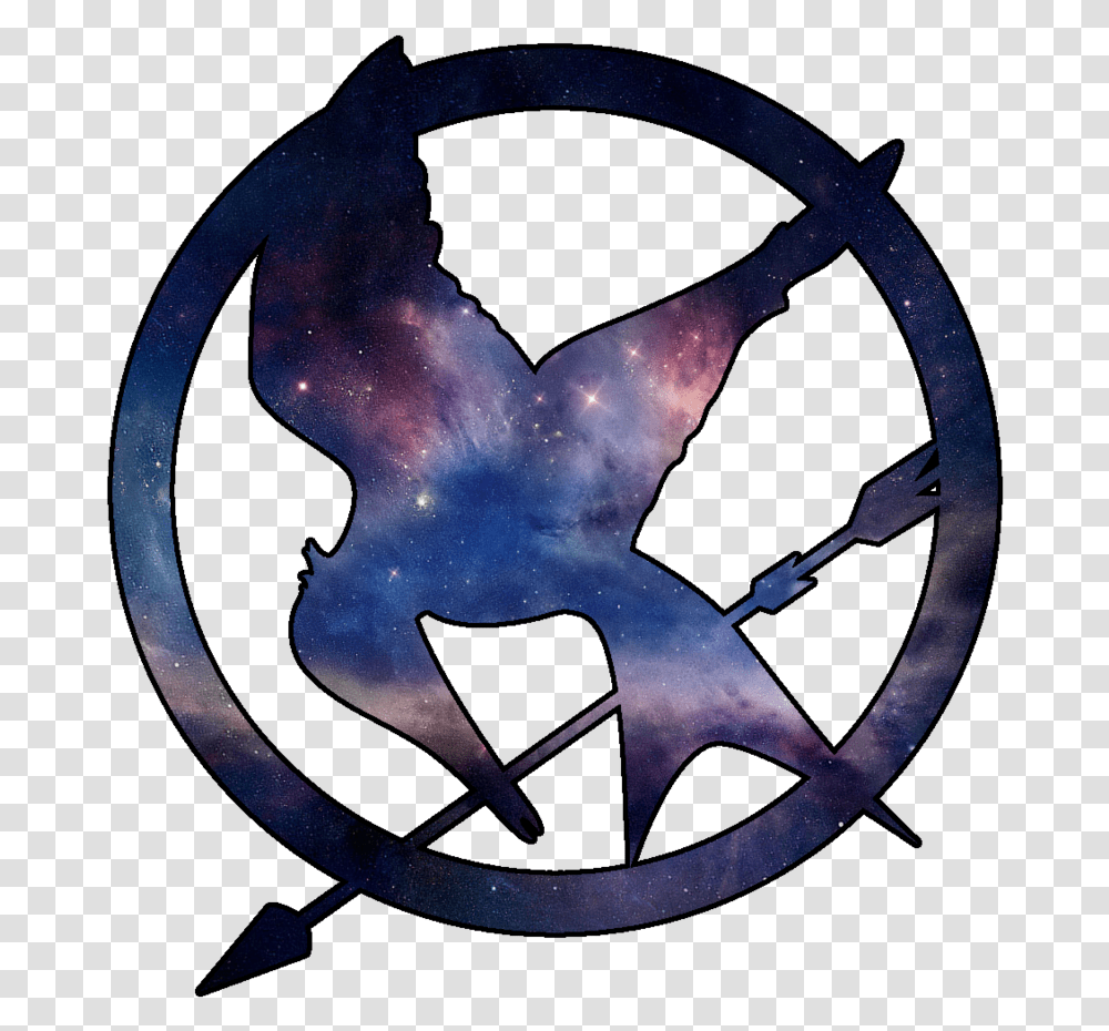 Johny Bravo Hunger Games Mockingjay Symbol Hunger Games Symbol, Painting, Astronomy, Outer Space Transparent Png