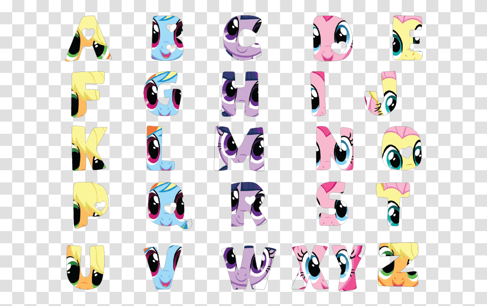 Join Our Mailing List To Download The My Little Pony My Little Pony Letter Font, Alphabet, Number Transparent Png