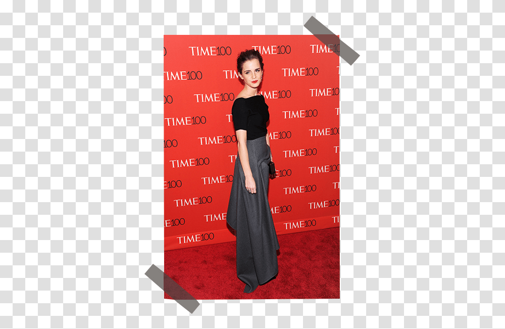 Join The Emma Watson Book Club Standing, Person, Human, Fashion, Red Carpet Transparent Png