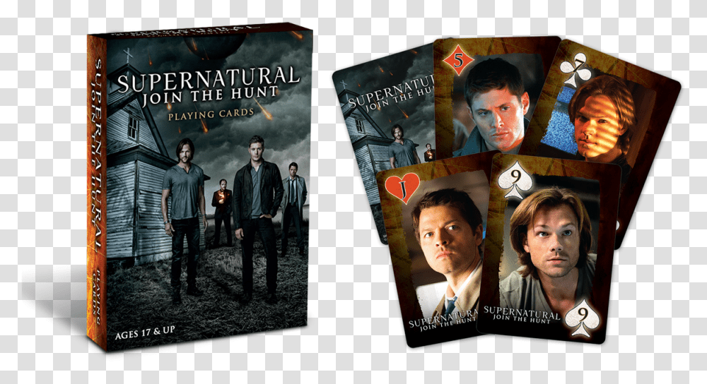 Join The Hunt Playing Cards Deck B Contents Supernatural Playing Cards Deck B, Person, Poster, Advertisement Transparent Png