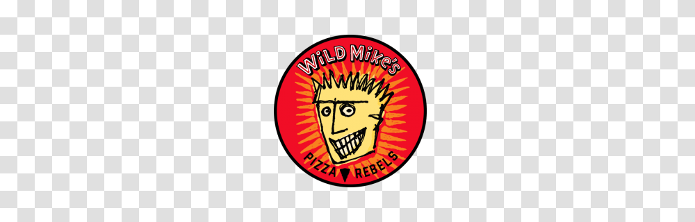 Join The Pizza Rebellion With Wild Mikes Ultimate Pizzas, Logo, Trademark, Label Transparent Png