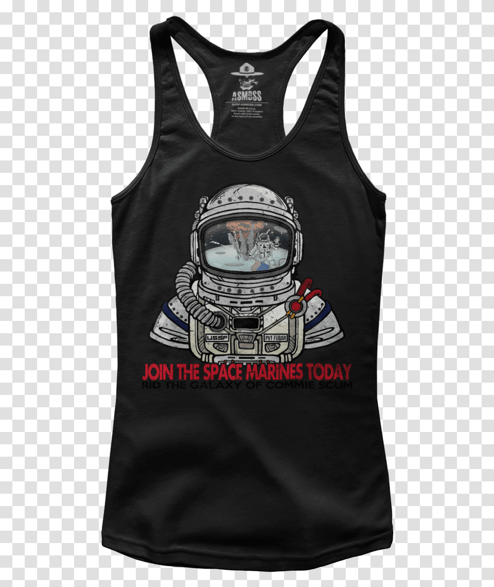 Join The Space Marines Vest, Apparel, Sleeve, Undershirt Transparent Png