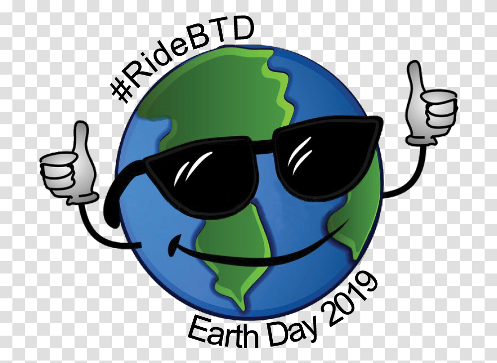 Join Us Amp Celebrate Earth Day Clipart Earth Thumbs Up, Sunglasses, Accessories, Helmet Transparent Png