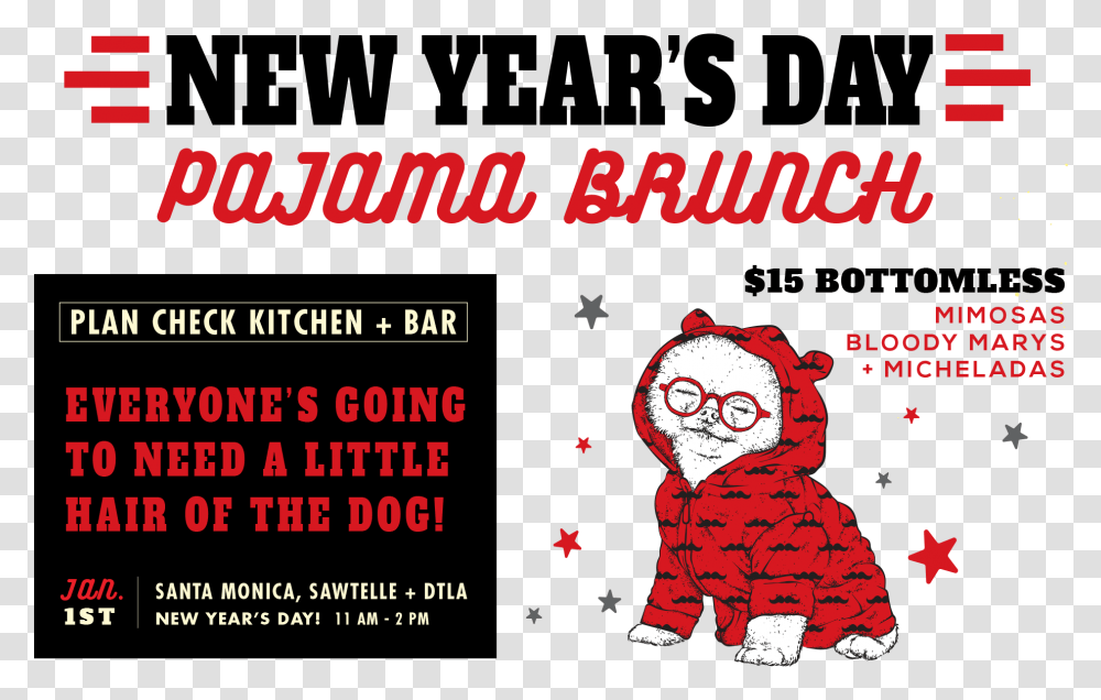 Join Us For Pajama Brunch New Year's Day Slav, Poster, Advertisement, Flyer, Paper Transparent Png