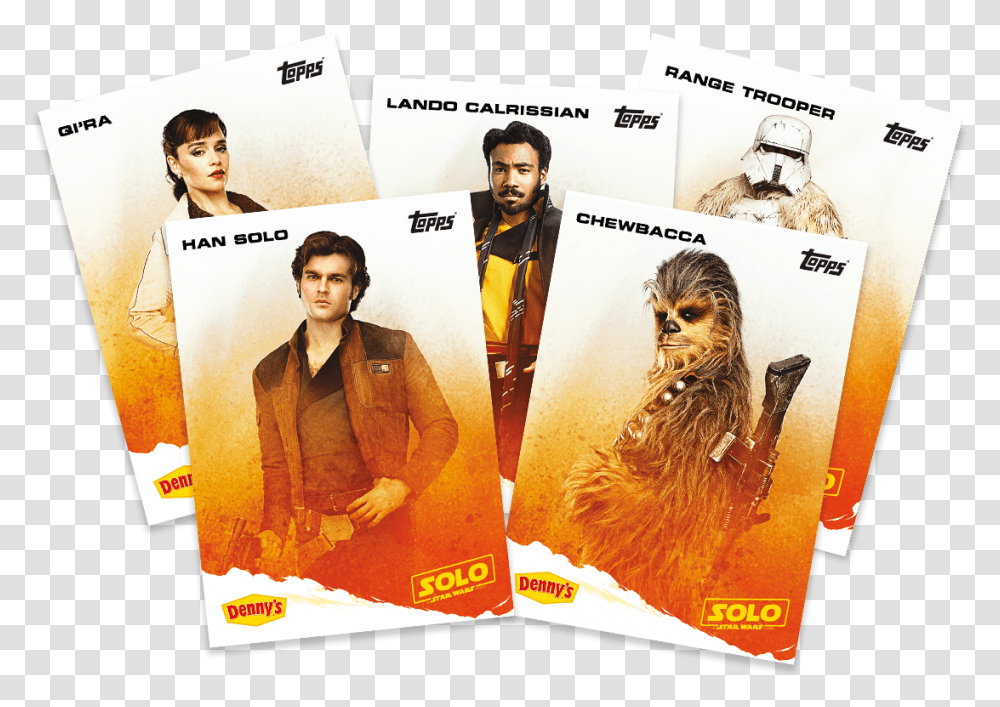 Joins Forces With Solo A Star Wars Story To Help Solo A Star Wars Story Topps, Poster, Advertisement, Person, Human Transparent Png
