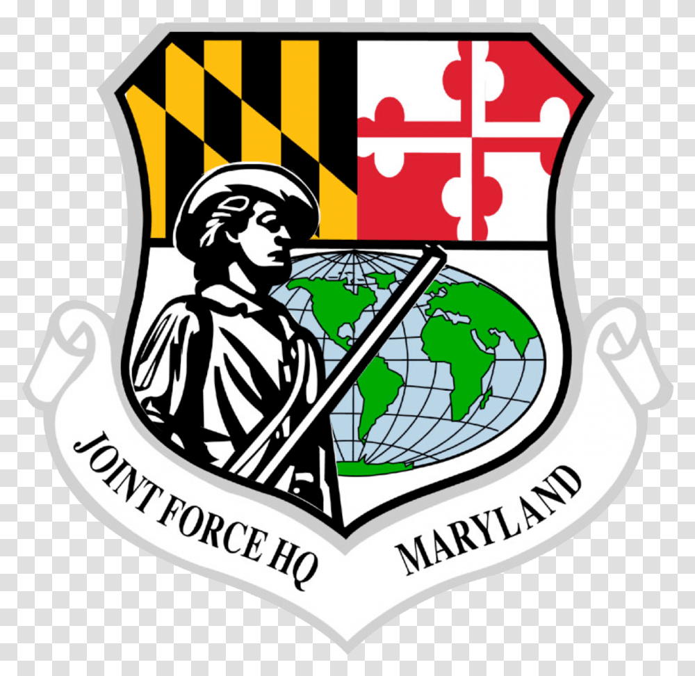 Joint Force Headquarters Maryland Emblem, Armor, Shield, Logo Transparent Png