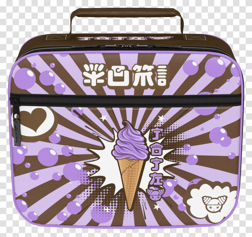Joji Pop Cone Lunch Bag Hand Luggage, Cream, Dessert, Food, Creme Transparent Png