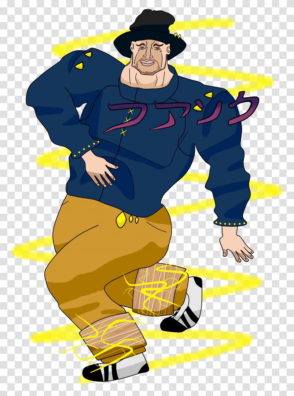 Jojo Bizarre Adventure Oc, Person, Fireman Transparent Png