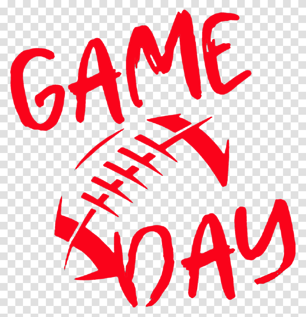 Jojo Game Day W Football Graphics, Calligraphy, Handwriting, Label Transparent Png