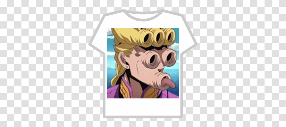 Jojo Giorno Giovanna Meme, Clothing, Text, Sleeve, Produce Transparent Png