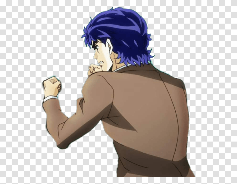 Jojo Jonathan Joestar Sticker By Christian Fist, Person, Human, Arm, Hand Transparent Png