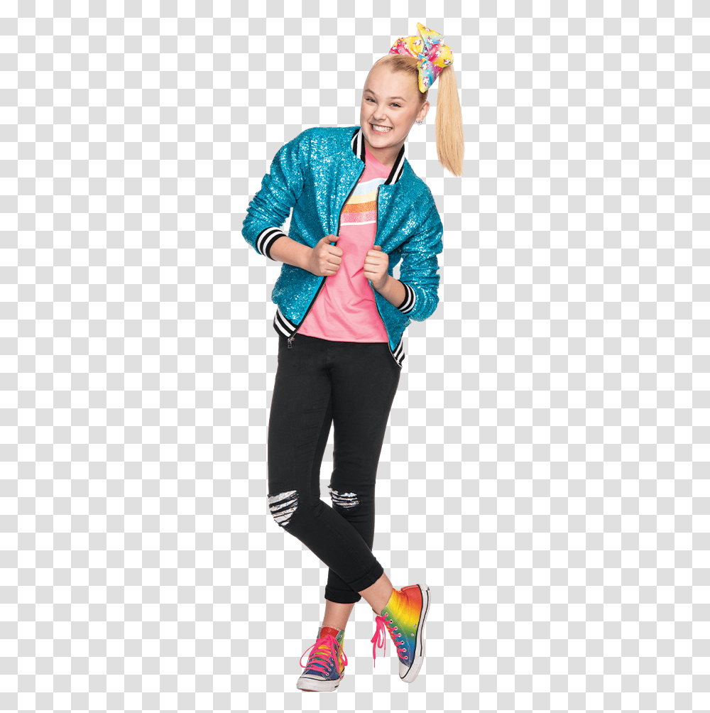 Jojo Siwa Collection For Running, Clothing, Person, Female, Pants Transparent Png