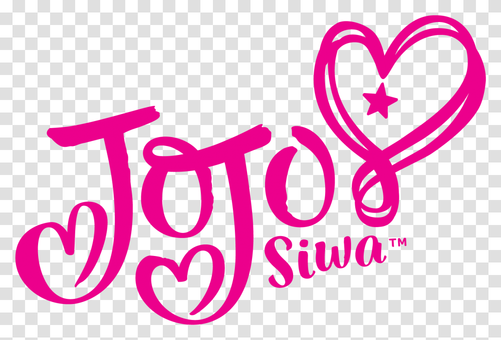 Jojo Siwa Heart Clipart Jojo Siwa Logo, Text, Alphabet, Calligraphy, Handwriting Transparent Png