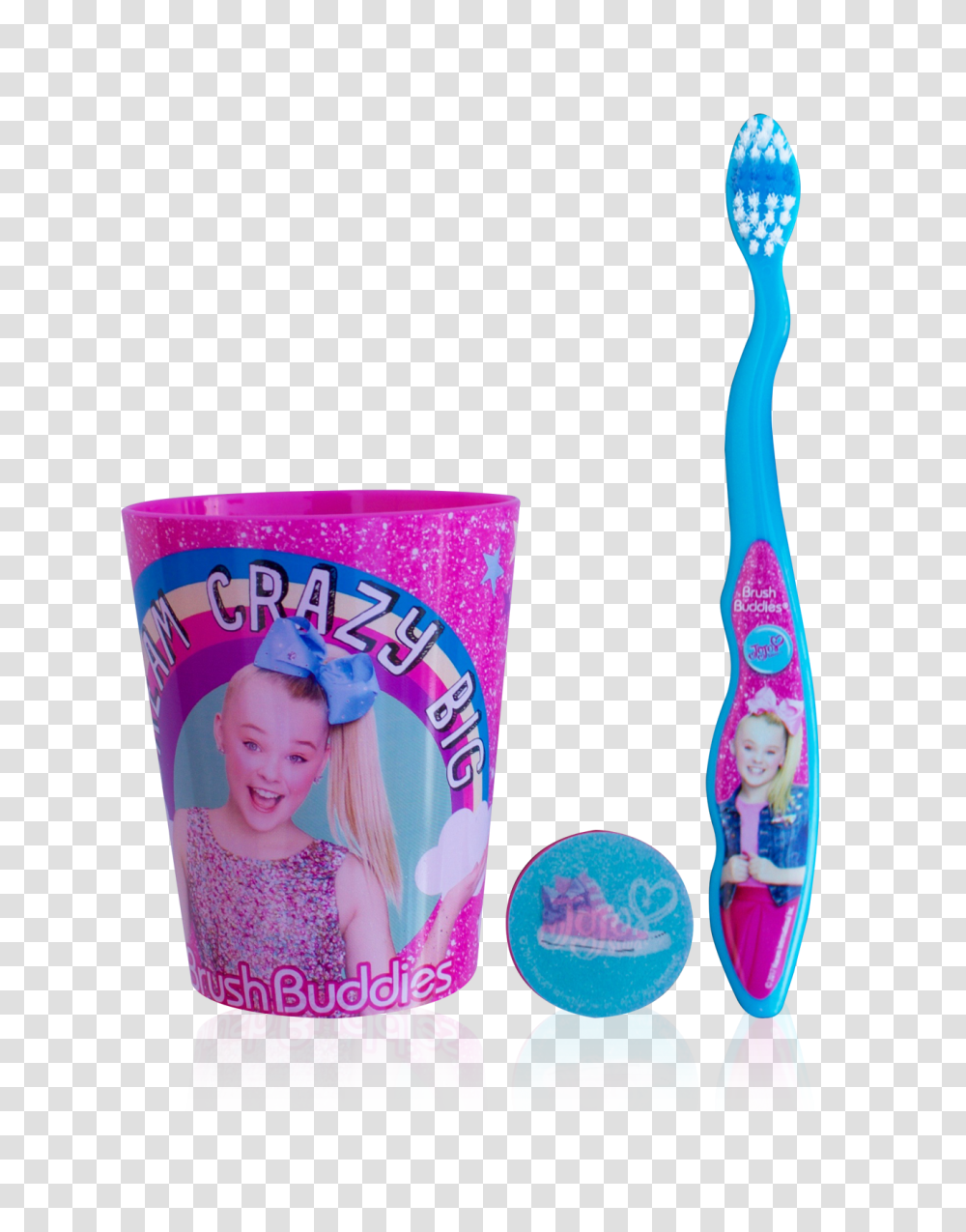 Jojo Siwa Manual Cup Set Brush Buddies, Person, Human, Toothbrush, Tool Transparent Png