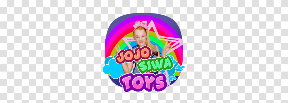 Jojo Siwa Playing Toys Video Apk, Person, Vacation, Purple, Advertisement Transparent Png
