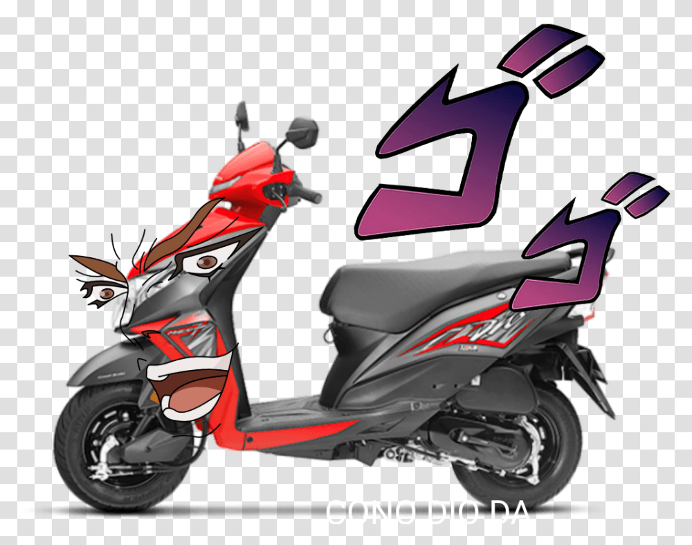 Jojo Stickers, Motorcycle, Vehicle, Transportation, Motor Scooter Transparent Png