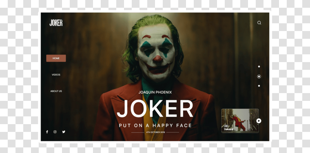 Joker 2019 Wallpaper Pc, Performer, Person, Human, Clown Transparent Png
