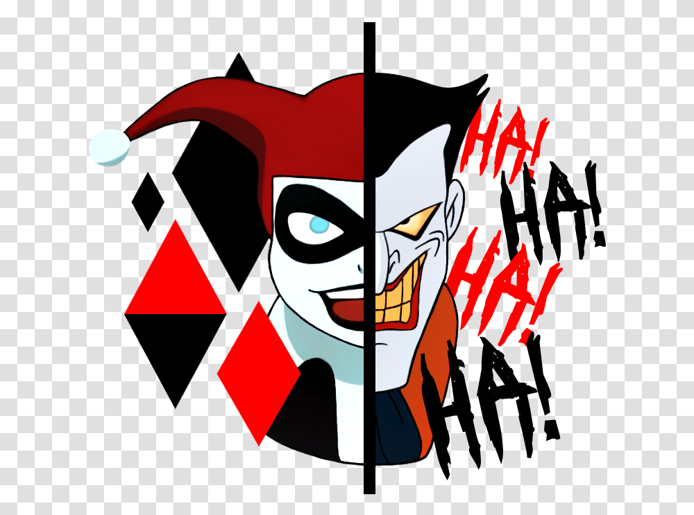 Joker And Harley Joker And Harley Quinn, Label Transparent Png