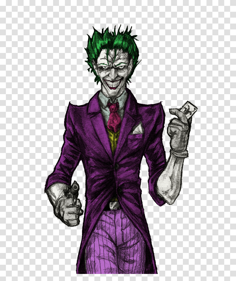 Joker, Character, Person, Long Sleeve Transparent Png