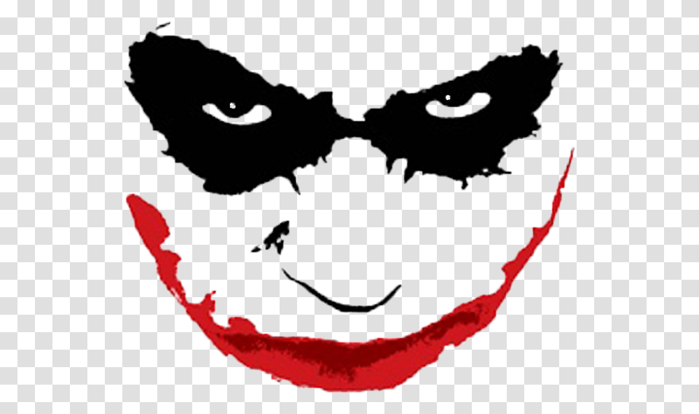 Joker Clipart Joker Face, Stencil, Label, Mouth Transparent Png