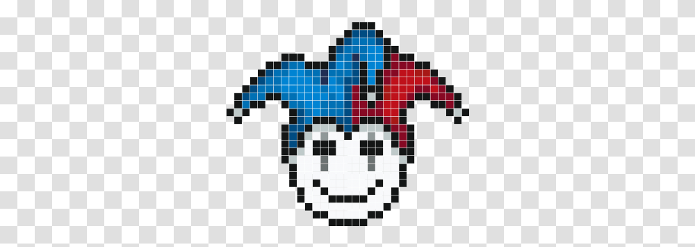 Joker Face Pixel Art Pokemon Ball, Chess, Game, Pac Man, Super Mario Transparent Png