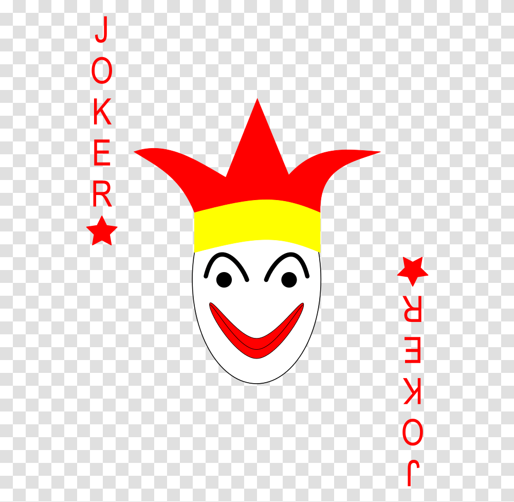 Joker Face Star And Moon Clipart, Label Transparent Png