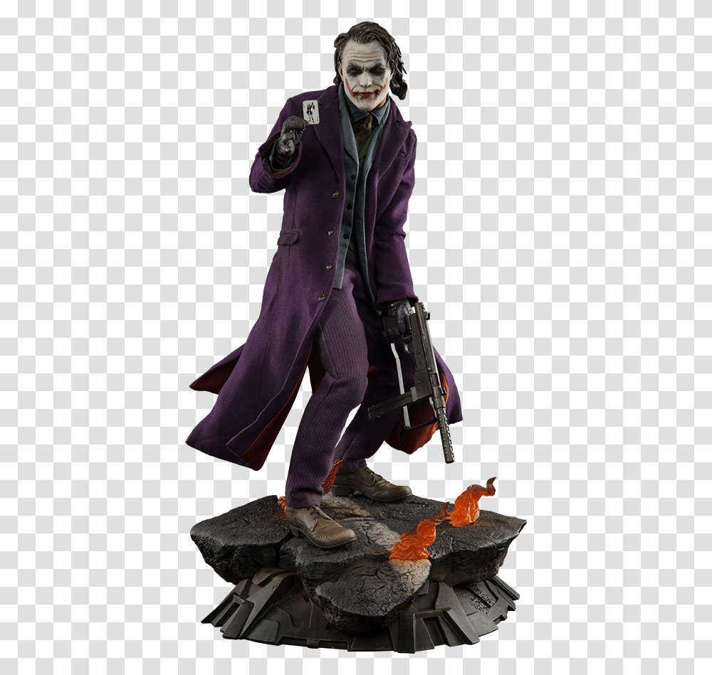 Joker Figure Heath Ledger, Shoe, Coat, Overcoat Transparent Png