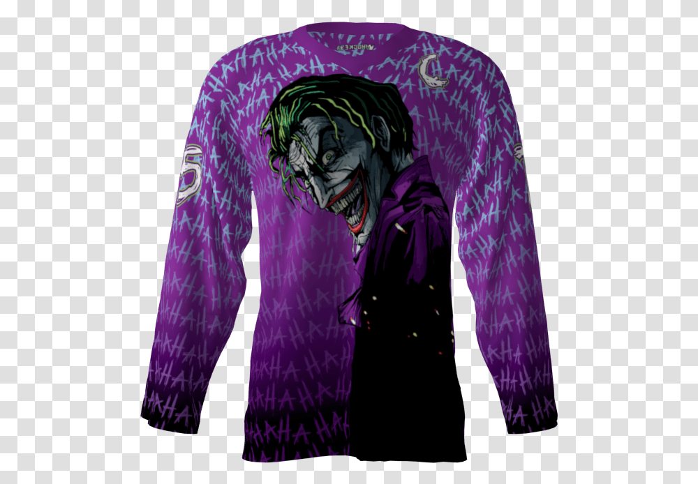 Joker Hahaha Long Sleeved T Shirt, Hood, Sweatshirt, Sweater Transparent Png
