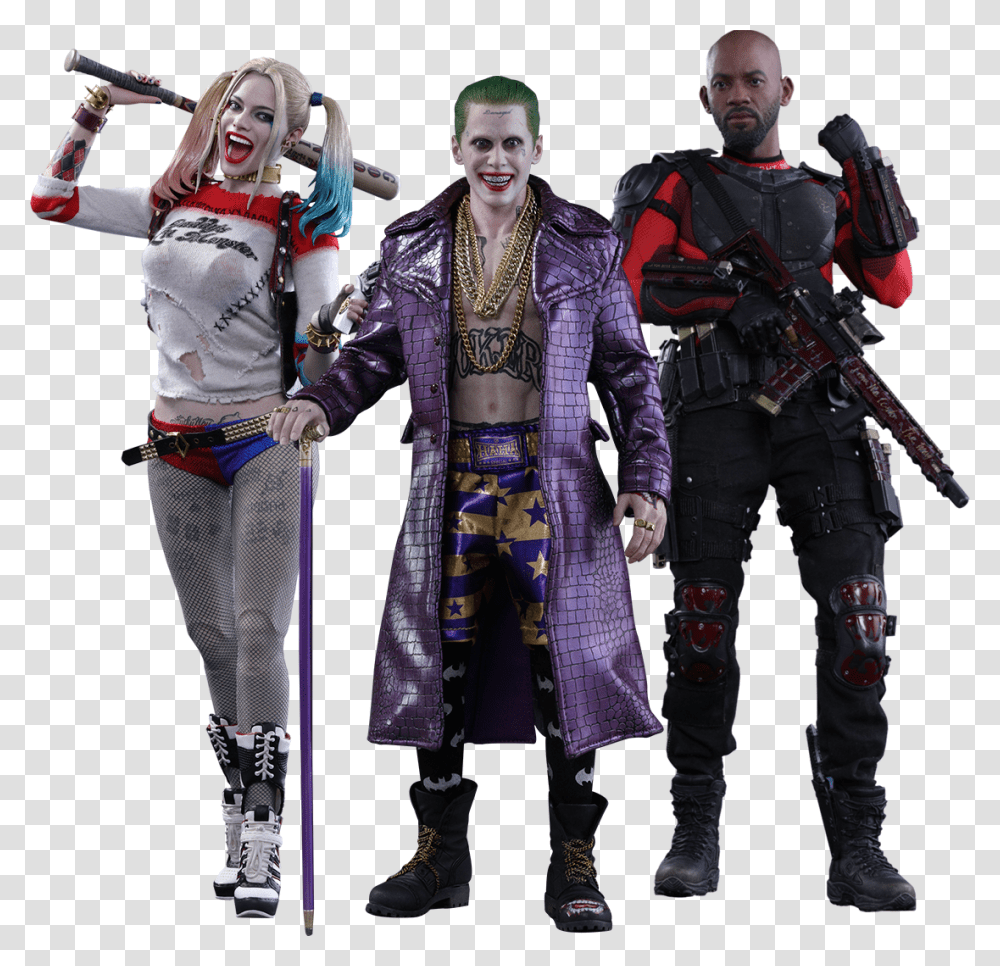 Joker Harley And Deadshot Deadshot Joker Harley Quinn, Costume, Person, Sleeve Transparent Png