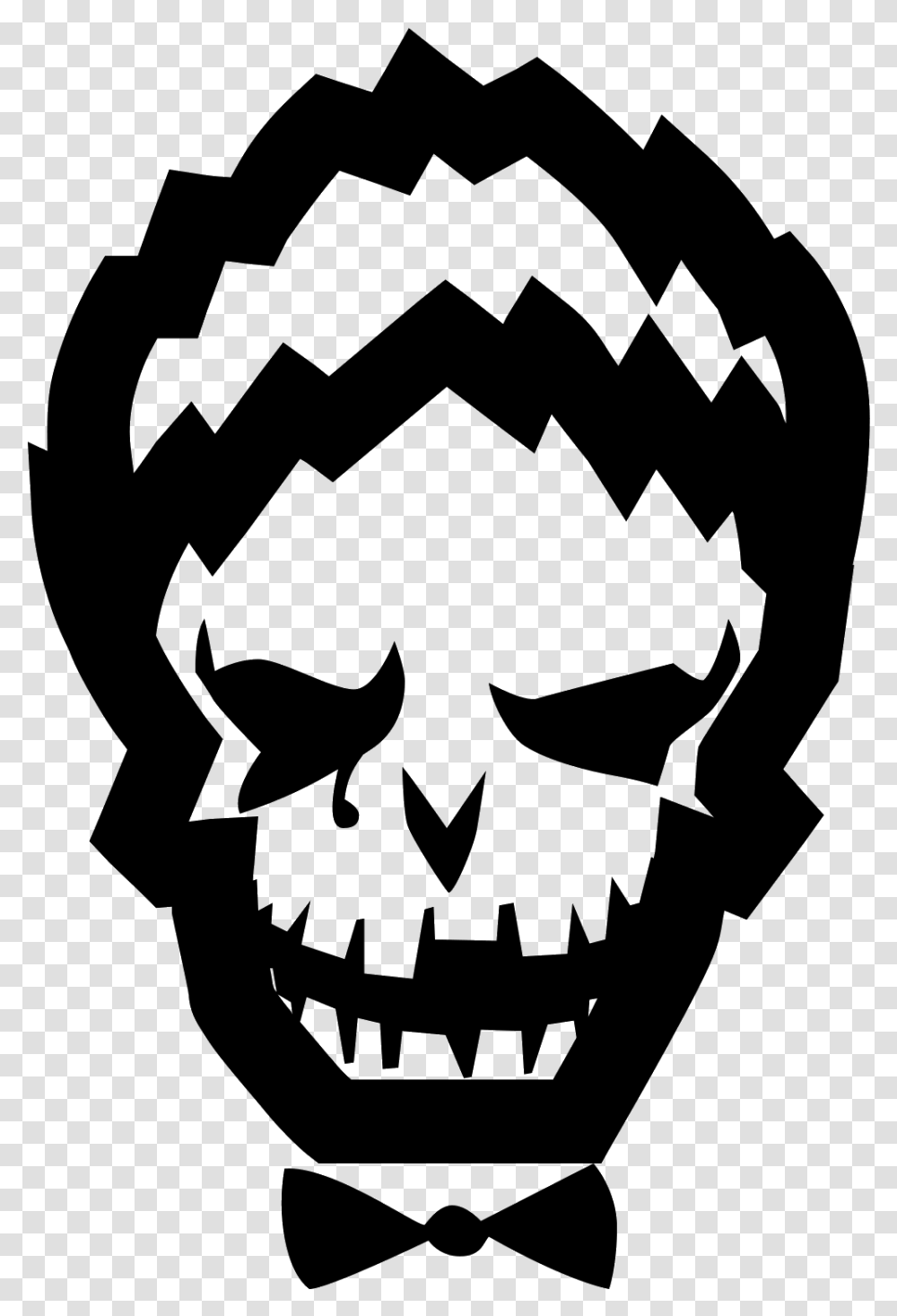 Joker Harley Quinn Youtube Batman Computer Icons Joker Logo Suicide Squad, Gray Transparent Png