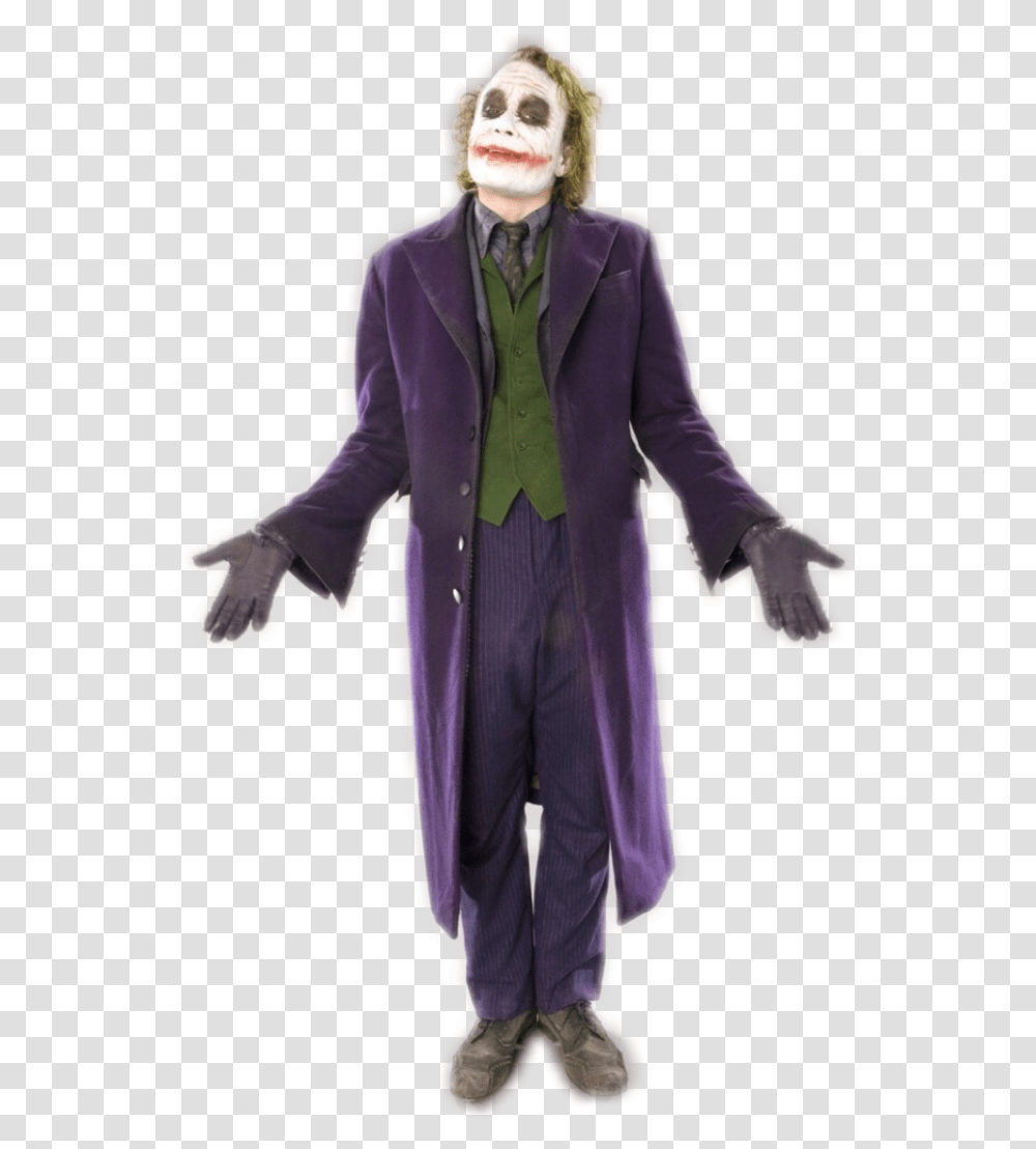 Joker Image Joker Heath Ledger Photoshoot, Performer, Person, Costume Transparent Png