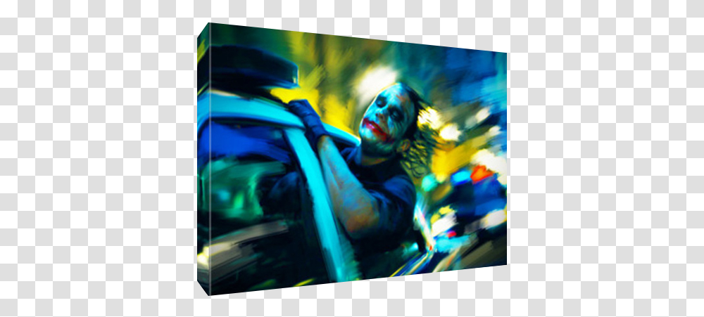 Joker In Police Car Art, Light, Crowd, Photography, Face Transparent Png