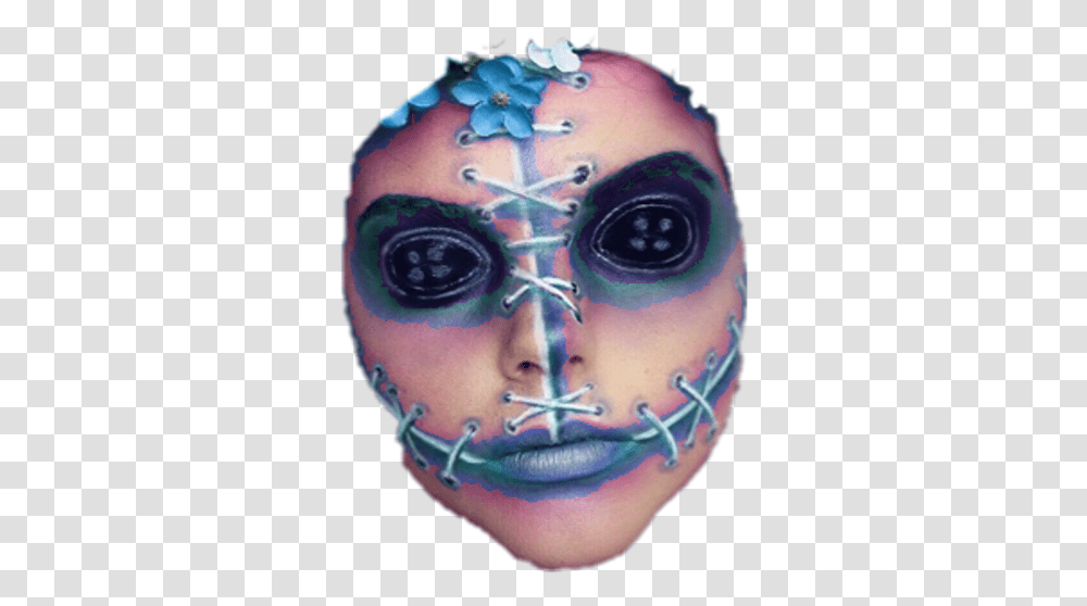 Joker Mask Picsart Joker Mask, Face, Person, Human, Head Transparent Png