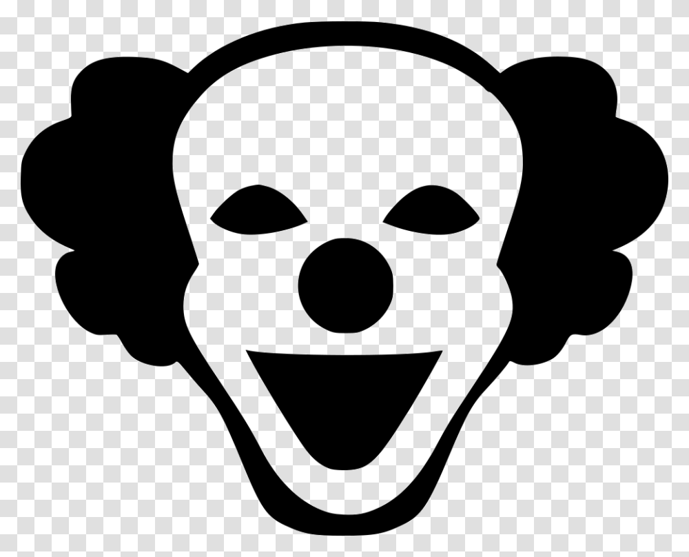 Joker Mask Smile Hero Joker Black And White, Stencil, Giant Panda, Bear, Wildlife Transparent Png