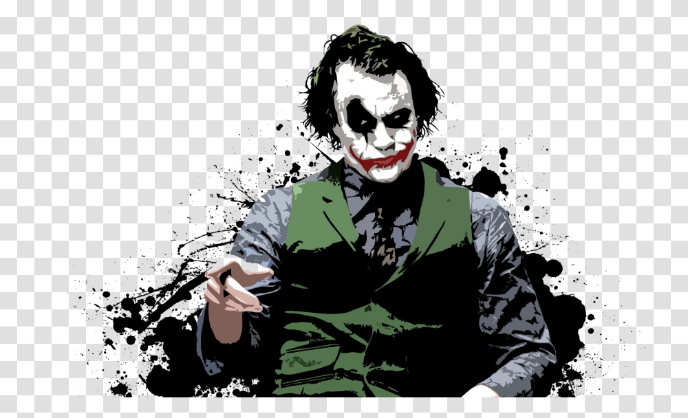 Joker Movie Free Image Joker Heath Ledger Wallpaper, Performer, Person, Face Transparent Png