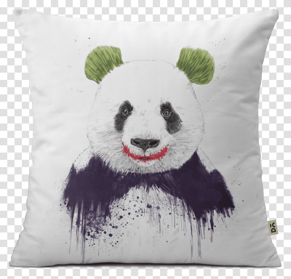 Joker Panda, Pillow, Cushion Transparent Png