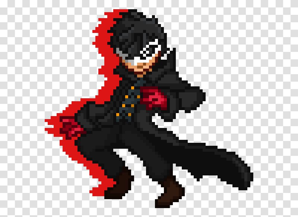 Joker Persona 5 Pixel Art, Ninja, Toy Transparent Png