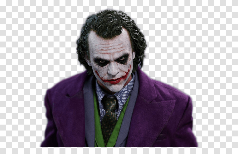 Joker Photo Joker Hot Toys Figure, Performer, Person, Tie, Accessories Transparent Png