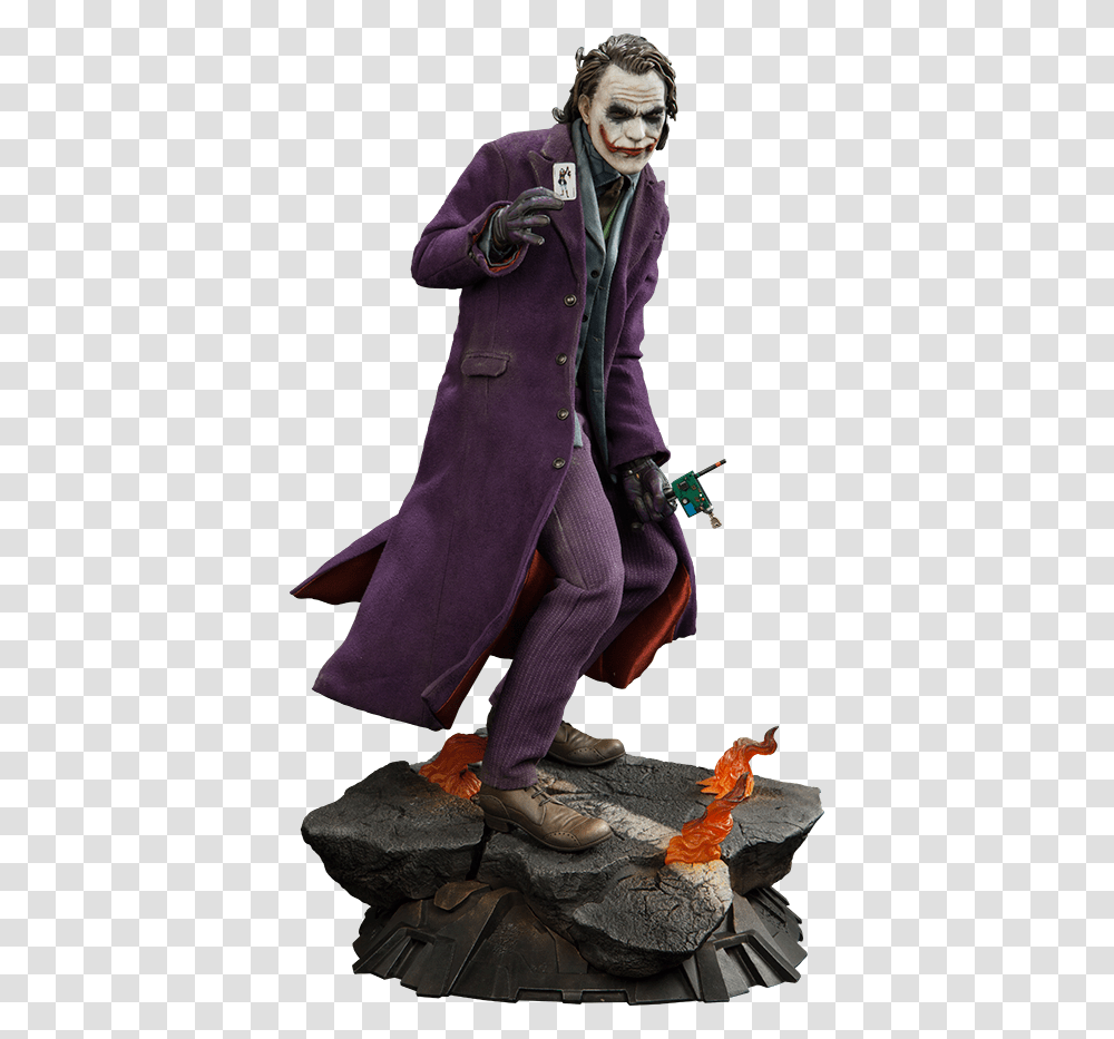 Joker Statue, Apparel, Overcoat, Suit Transparent Png