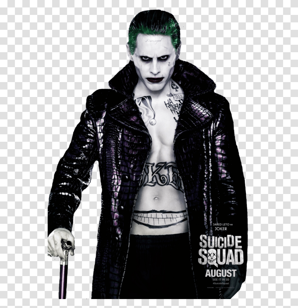 Joker Suicidca Squad Joker And Harley Quinn Hd Wallpapers For Mobile, Skin, Person, Tattoo, Performer Transparent Png