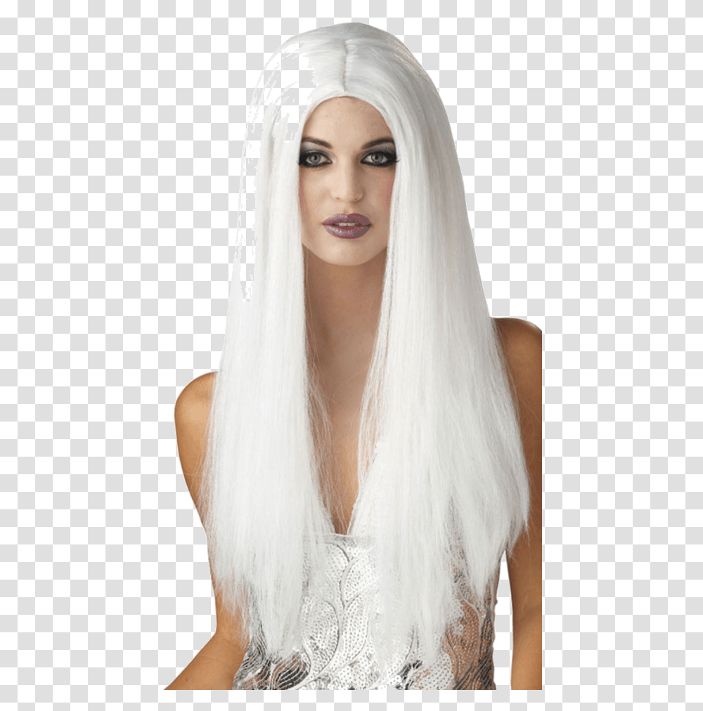 Jokers Masquerade Women's White Wig Download, Hair, Person, Human, Face Transparent Png