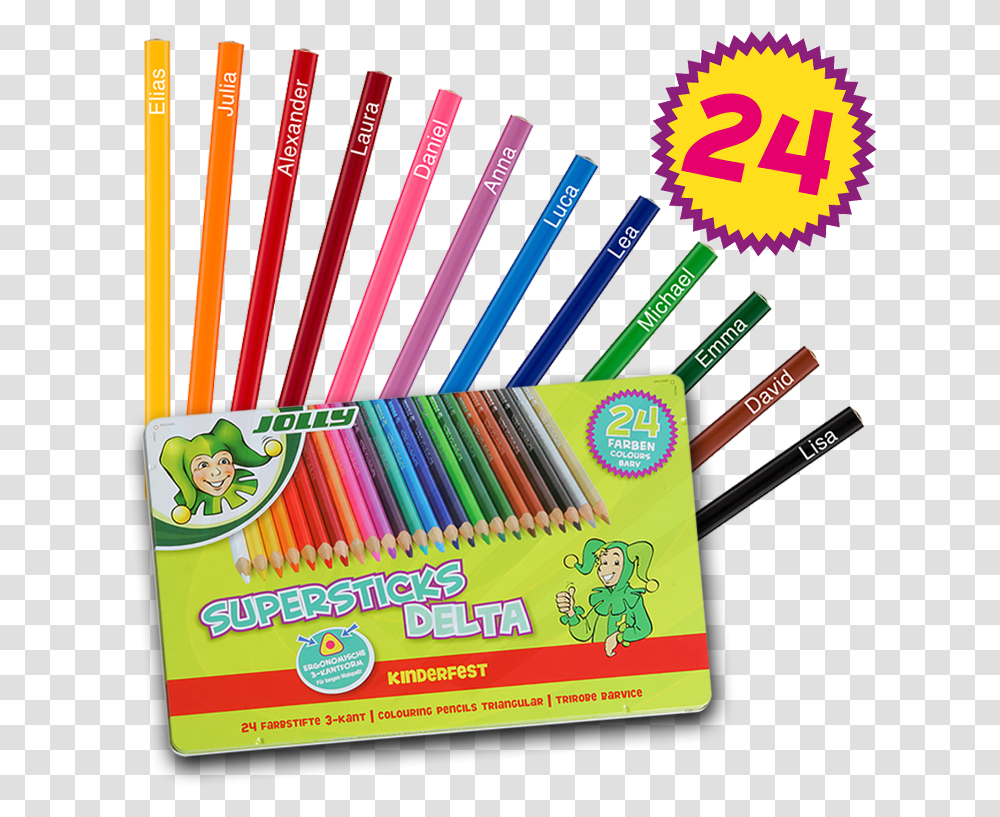 Jolly Buntstifte, Pencil Transparent Png