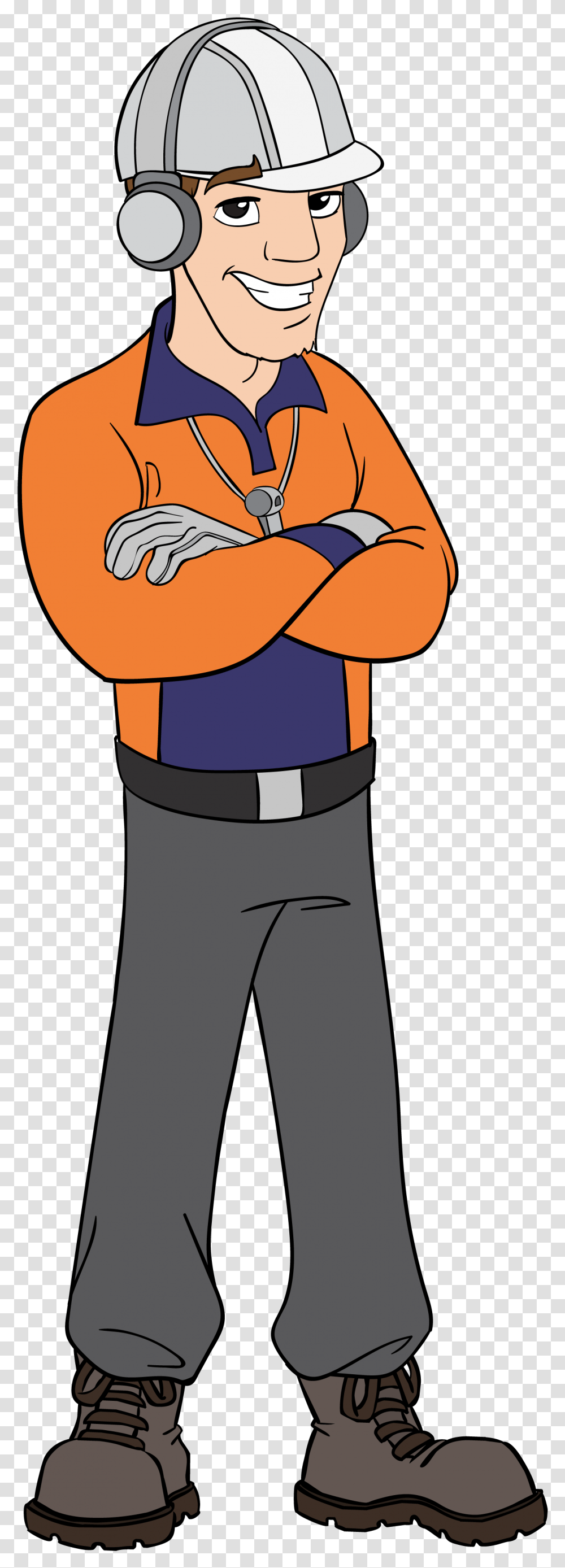 Jolly Joe Is A Cartoon, Person, Hand, Helmet Transparent Png