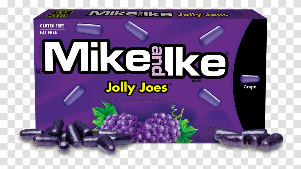 Jolly Joes Mike And Ike Berry Blast, Purple, Gum, Medication Transparent Png