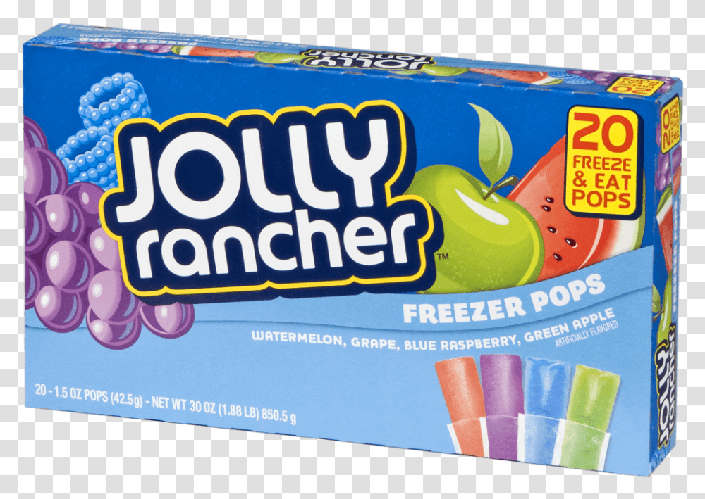 Jolly Rancher 20ct Jolly Rancher Popsicles Carbs, Gum, Food, Candy Transparent Png