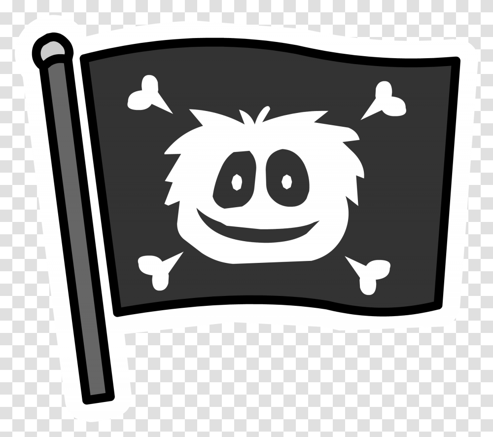 Jolly Roger Flag Pin Club Penguin Pins, Stencil, Armor, Rug Transparent Png