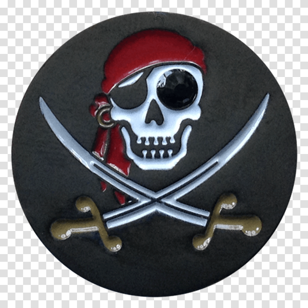 Jolly Roger Pirate Ball Marker Amp Hat Clip, Sunglasses, Accessories, Accessory Transparent Png